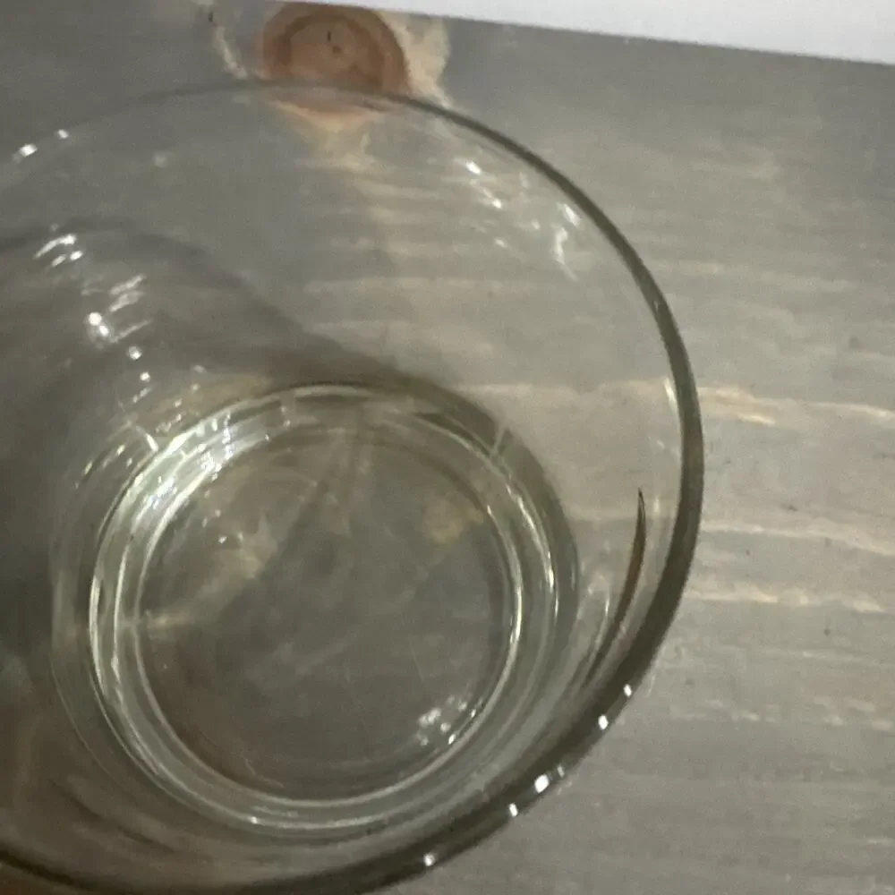 Vintage ‘Plane’ Bar Glass Tumbler 3 1/2 in RYAN “NYP” 1927 MCM Bar Wear Rare